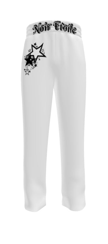 Noir Étoile: Wide-leg joggers